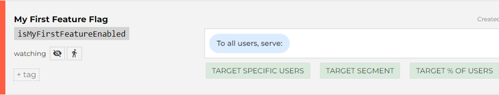 my first ConfigCat feature flag