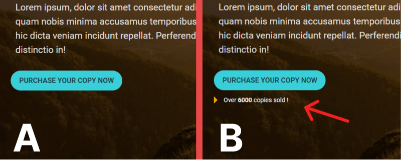 Screenshot of sample app