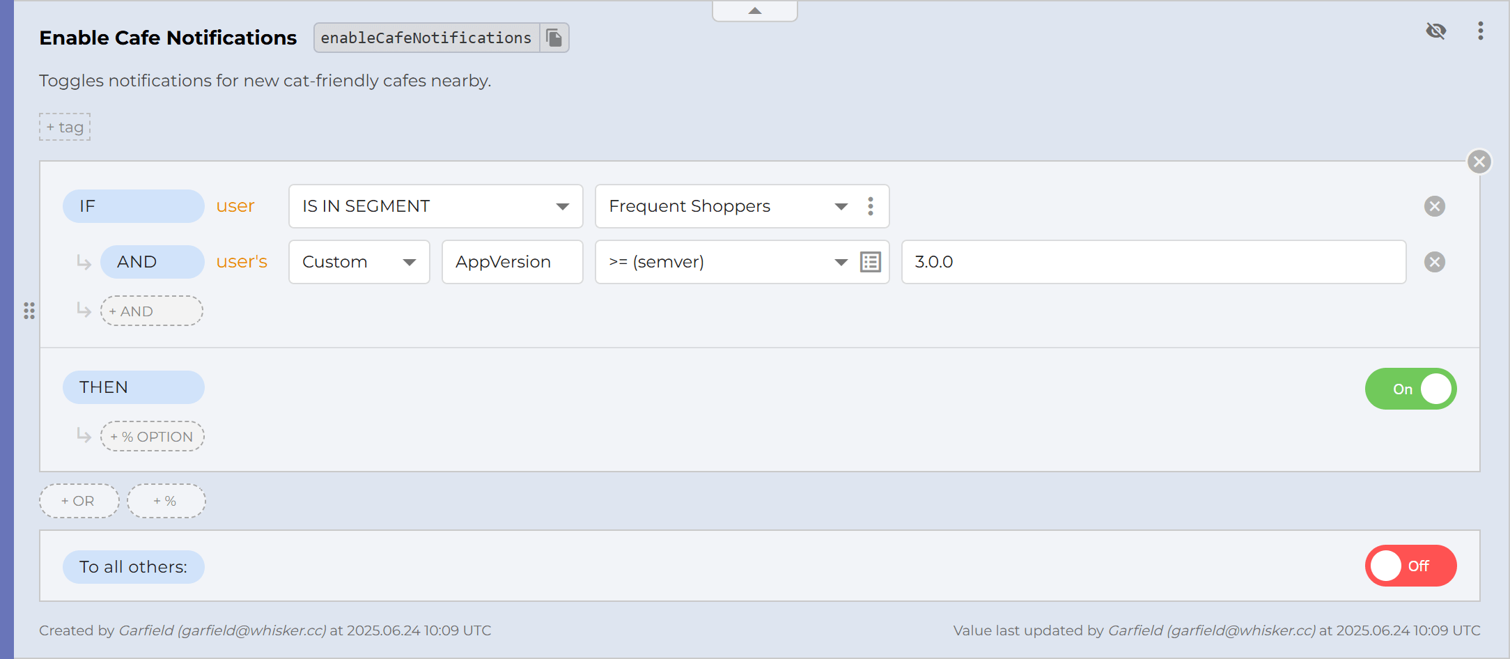 AND relationship example